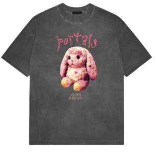 Melanie Martinez Portals Bunny Stone Wash Charcoal Tee