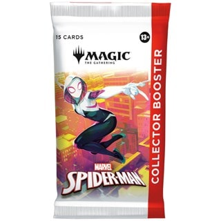 Marvel's Spider-Man Collector Booster (1 Pack of 15 Cards) Magic The Gathering Trading Cards