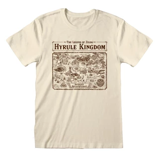 Map Of Hyrule Legend Of Zelda Natural Tee