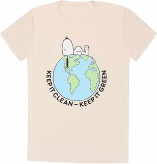 Keep It Green Snoopy White Tee