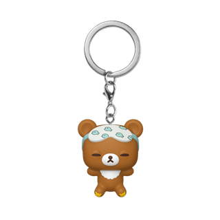 Sleepy Chairoikoguma Rilakkuma Funko Pop Vinyl Keychain