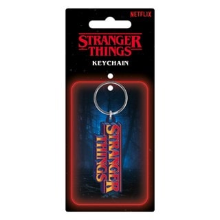 Retro Logo Stranger Things 5 Keychain