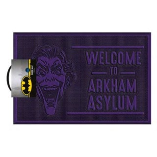 Joker Welcome To Arkham Asylum Rubber Mat
