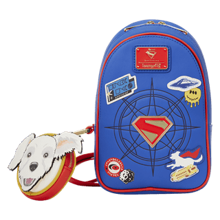Krypto Supergirl Loungefly Sling Crossbody Bag & Coin Bag