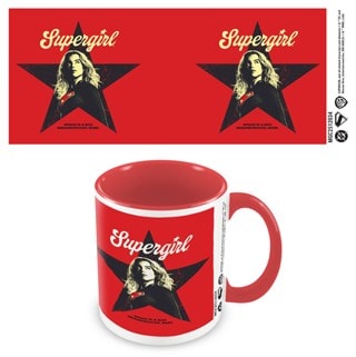 Supergirl Star Red Coloured Inner Mug