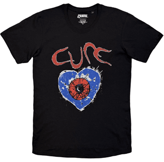 The Cure Wish Tour 1992 Black Tee