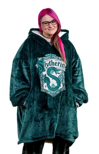 Slytherin: Harry Potter: Green Oversized Blanket Hoodie