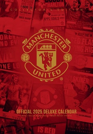 Manchester United FC 2025 A3 Calendar