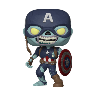 10'' Zombie Captain America (949): What If: hmv Exclusive Pop Vinyl