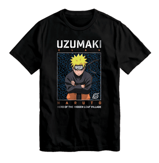 Naruto Shippuden Uzumaki Clan Black Tee