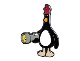 Feathers McGraw Wallace & Gromit Pin Badge