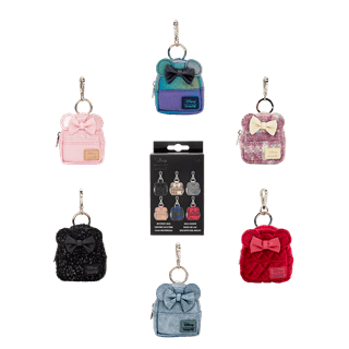 Minnie Mouse Glitter Mystery Mini Backpack Loungefly Bag Charms