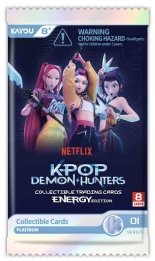 K-Pop Demon Hunters Huntrix Energy Edition Sleeved Booster Trading Cards Assortment