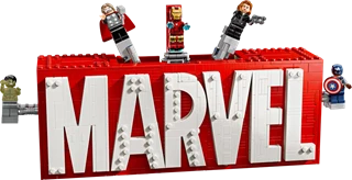 Marvel Logo & Minifigures LEGO