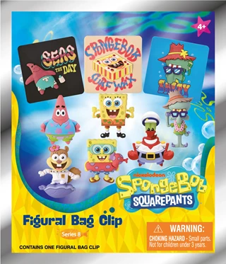 SpongeBob SquarePants Series 8 Bag Clips
