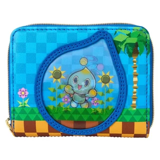 Chao Garden Sonic The Hedgehog hmv Exclusive Lenticular Loungefly Wallet