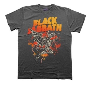 Black Sabbath Henry Lightning Stone Wash Charcoal Tee