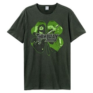 Thin Lizzy Shamrock Charcoal Tee