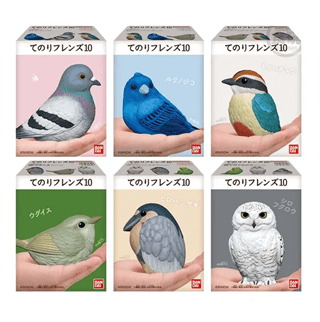 Animals Tenori Friends 10 Bird Shokugan Candy Collectable Mystery Assortment Figure
