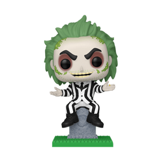 Beetlejuice On Tombstone 1757 Beetlejuice Glow In The Dark Funko Pop Vinyl Plus