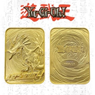 Yu-Gi-Oh! Limited Edition 24K Gold Plated Harpies Pet Dragon Ingot