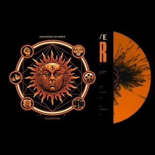 Fallen Star - Orange Base with Black Splatter Vinyl
