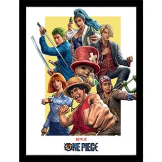Straw Hat Crew One Piece Framed 30cm x 40cm Art Print