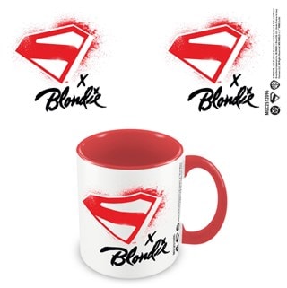 Supergirl X Blondie Red Coloured Inner Mug