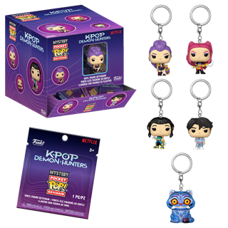 K-Pop Demon Hunters Funko Mystery Pocket Pop Vinyl Keychain