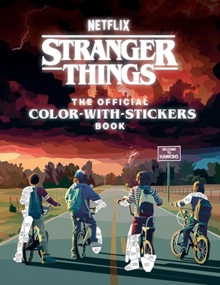 Stranger Things Official Colour With Stickers Book