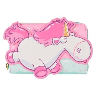 Fluffy Unicorn Minions Loungefly Zip Around Wallet
