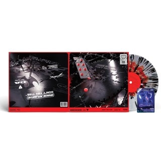DON'T TRY THIS - Clear With Red & Orange Smush And Black & White splatter Vinyl