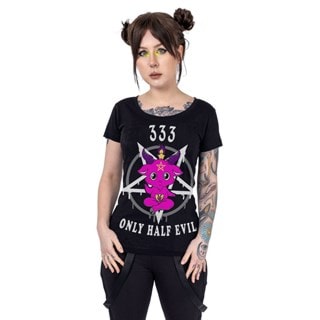 Half Evil Cupcake Cult Ladies Fit Tee