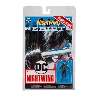 DC Rebirth Nightwing 3 Figurine With Comic