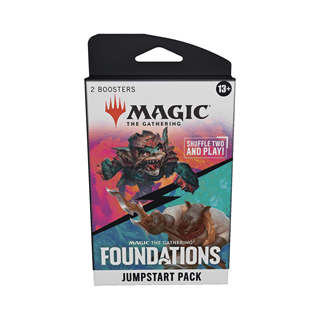 Magic The Gathering Foundations Jumpstart Booster 2-Pack Trading Cards (40 Cards, Including Lands)