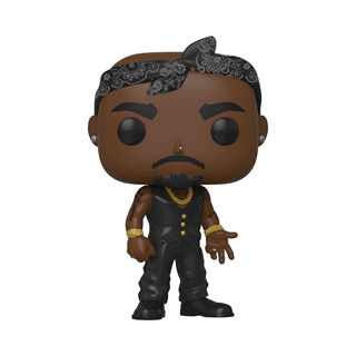 Vest With Bandana (Tbc): Tupac Pop Vinyl