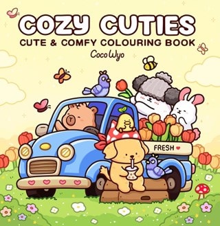 Cozy Cuties Cute & Comfy Colouring Book By Coco Wyo