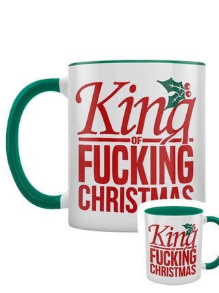 King Of Fucking Christmas Coloured Inner Mug