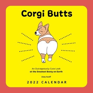 Corgi Butts Square 2022 Calendar