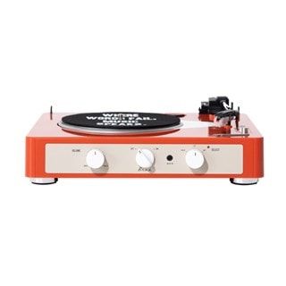 Gadhouse Brad Retro MK II Tangerine Bluetooth Turntable