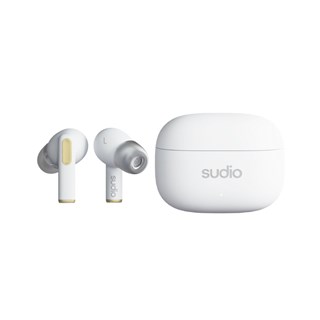 Sudio A1 Pro White Active Noise Cancelling True Wireless Bluetooth Earphones