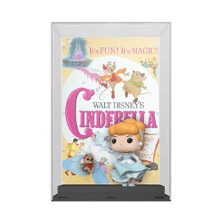 Cinderella With Jaq (12) Disney 100th Pop Vinyl Movie Poster
