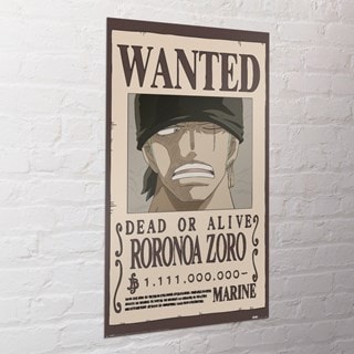 Wanted Roronoa Zoro One Piece 60cm x 90cm Framed Maxi Poster