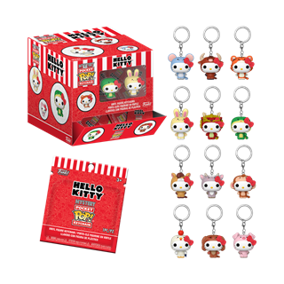 Hello Kitty Animals Funko Pop Vinyl Mystery Keychain