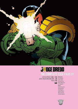 Judge Dredd The Complete Case Files Volume 37 Paperback By John Wagner
