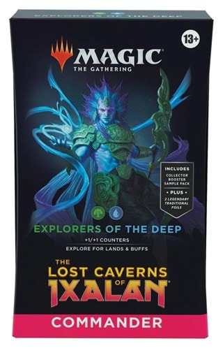 Magic The Gathering Lost Caverns Of Ixalan Commander Deck Explorers Of The Deep Trading Cards