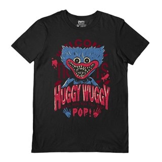 Huggy Wuggy Poppy Playtime Black Tee