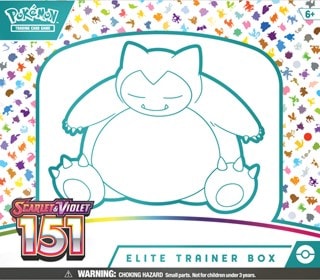 Pokémon TCG 151 Scarlet & Violet Elite Trainer Box Trading Cards
