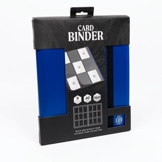 Blue Trading Card Binder
