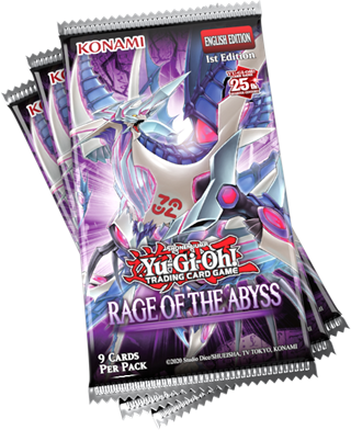 Rage Of The Abyss 3-Pack Tuckbox Yu-Gi-Oh! Trading Cards